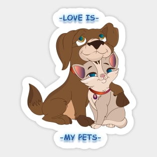 Love Is... Sticker